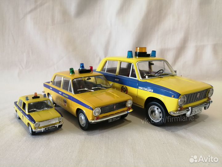 Модели ваз-2101 «Жигули» «гаи» «милиция СССР»