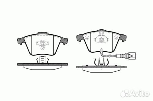 Тормозные колодки передние Audi A3,VW Passat/Golf