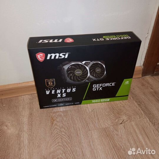 Msi gtx 1660 super 6gb в идеале, на пломбе