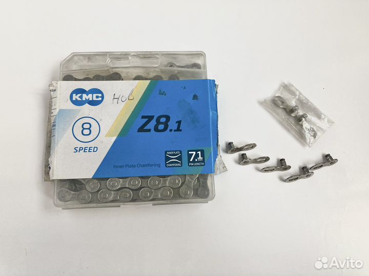 Цепь для велосипеда 8 ск kmc с замками