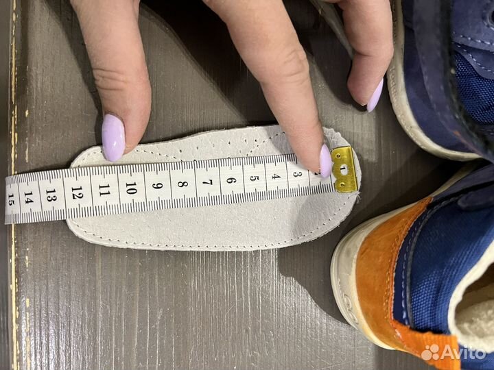 Кроссовки утепленные 19-20 размер