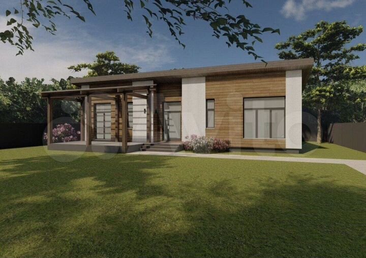 Коттедж 121 м² на участке 7 сот.