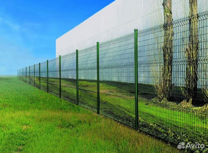 Забор сетка 3Д