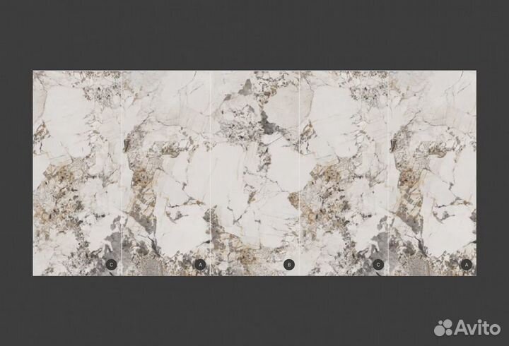 Гибкие стеновые панели под мрамор