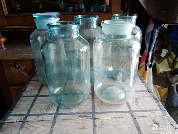 Банка стеклянная 4 литра под завязку
