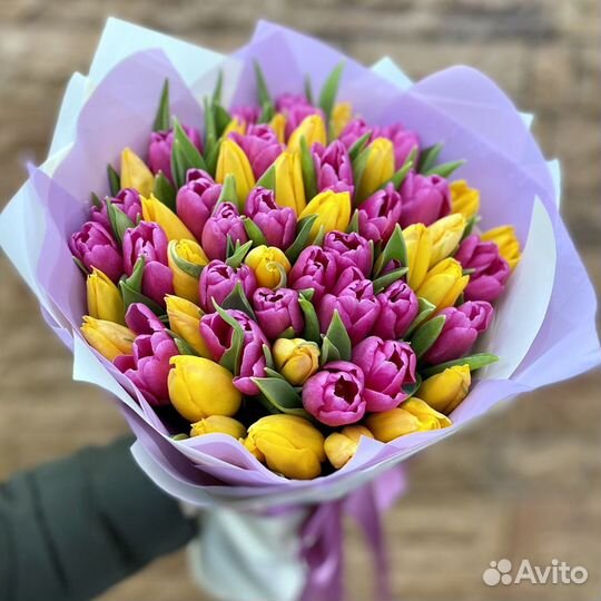 Тюльпаны букет цветы