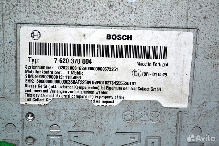 Бортовой компьютер DAF XF105 (01.05)