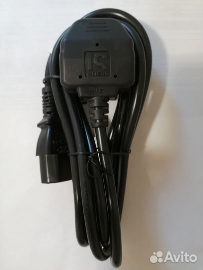 Кабель питания I-sheng 10A разъём euro