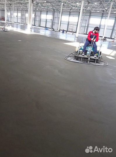Бетонные полы с топпингом