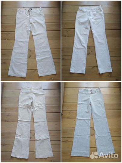 Брюки женские светлые летние лёгкие 40-42