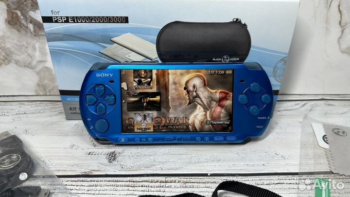 Игровая приставка sony psp 3008 64gb + 80 игр