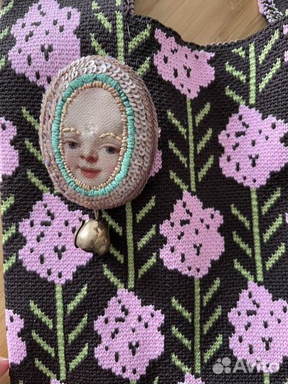 Брошь винтажная