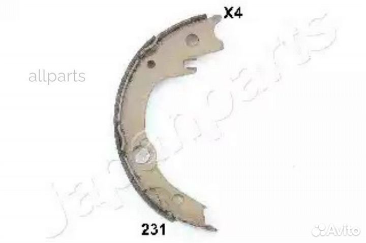 Japanparts GF231AF Колодки торм.бараб.h/b