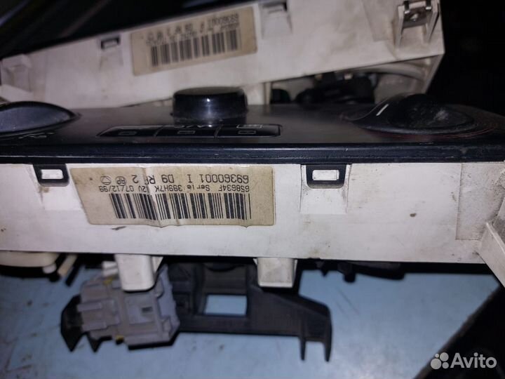 Блок управления отопителем peugeot 406 рест