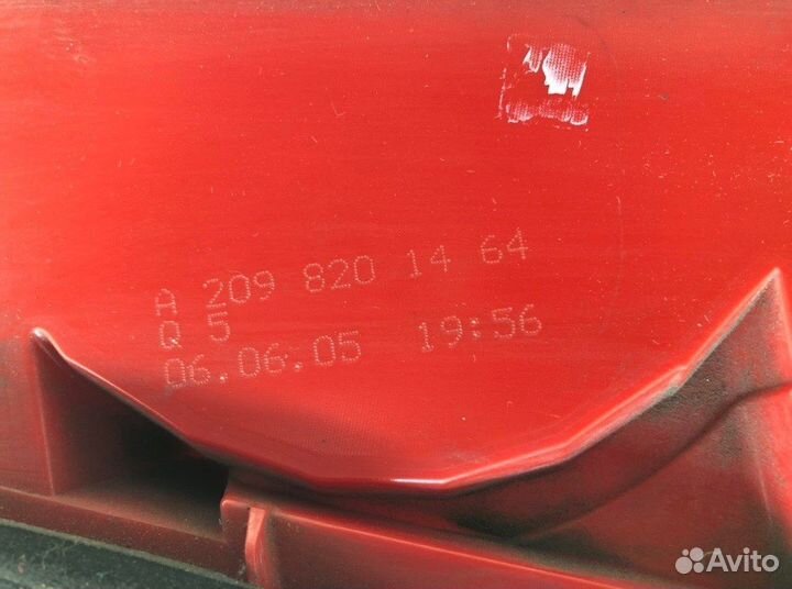 Фонарь A2098201464 mercedes-benz CLK W209 (2002-20