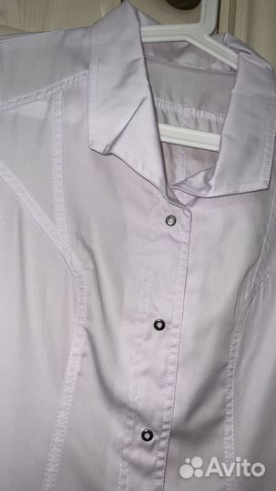 Белый медицинский халат женский