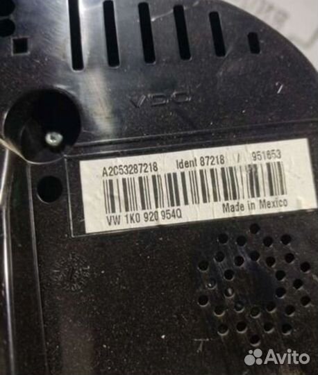 Приборная панель Volkswagen Jetta 5. Америка