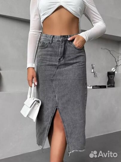 Юбка джинсовая