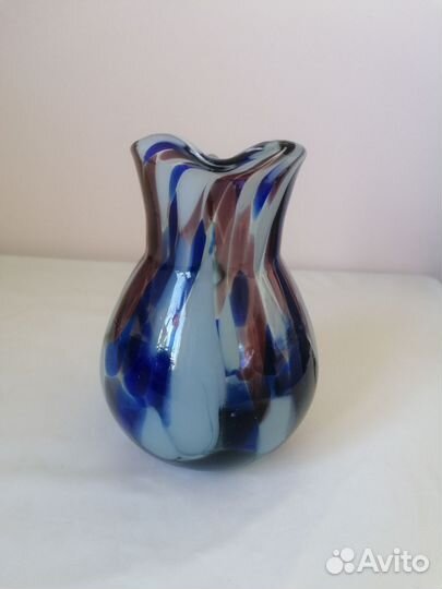 Кувшин цветное стекло СССР