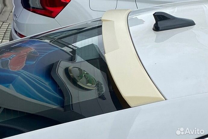 Спойлер заднего стекла Skoda Octavia А8 (черный)