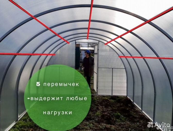 Теплица из поликарбоната