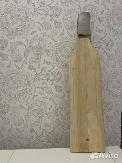 Доска разделочная дерево, для рыбы с зажимом