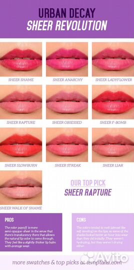 Бальзам для губ Urban Decay