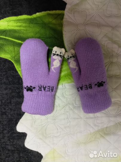 Варежки на 2 года