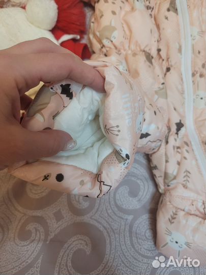 Зимний комбинезон для девочки 62