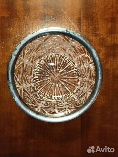 Ваза хрустальная