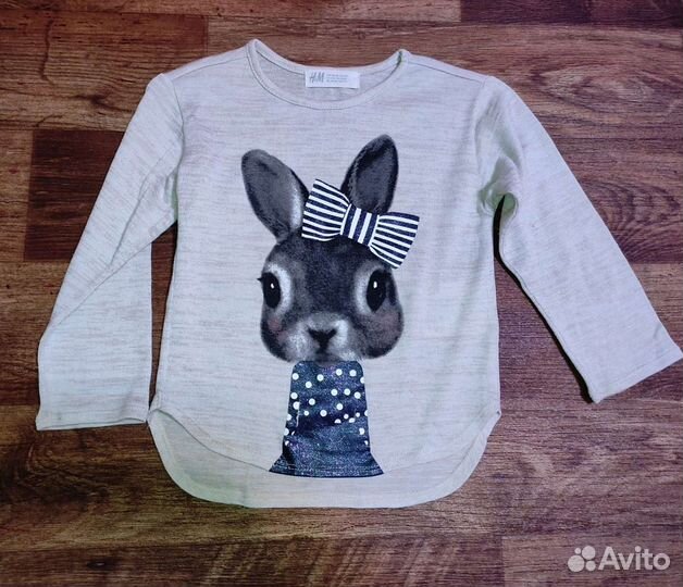 Лонги и свитшот hm 2-4года