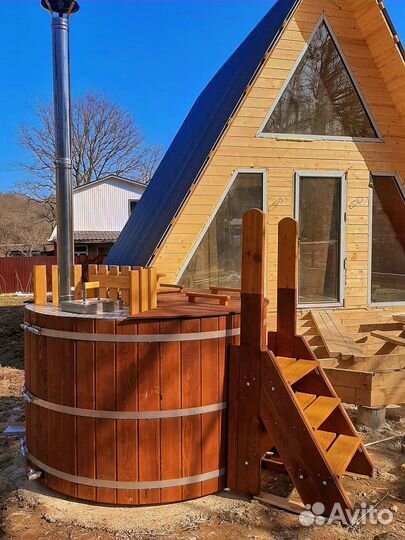 Купель, фурако на дровах