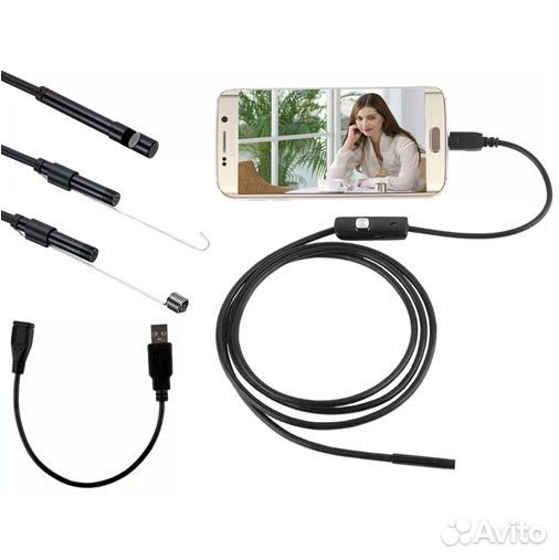 Камера Эндоскоп Android and Endoscope