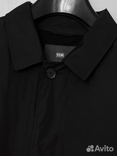 Мужская ветровка куртка XL чёрная плащ тренч TCM