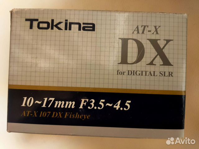 Объектив Tokina AT-X 10-17mm f/3.5-4.5 объявление продам