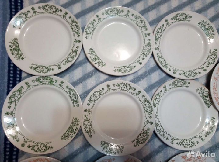 Тарелки СССР. Фарфор
