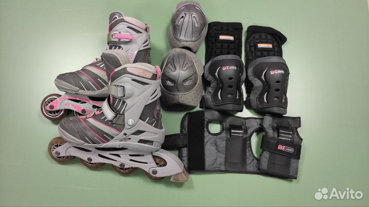 Роликовые коньки 39 размер reaction B 053 женские