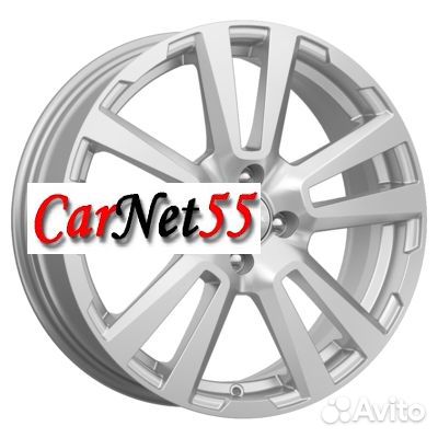 K&K 6,5x17/4x100 ET41 D60,1 кс874 Сильвер