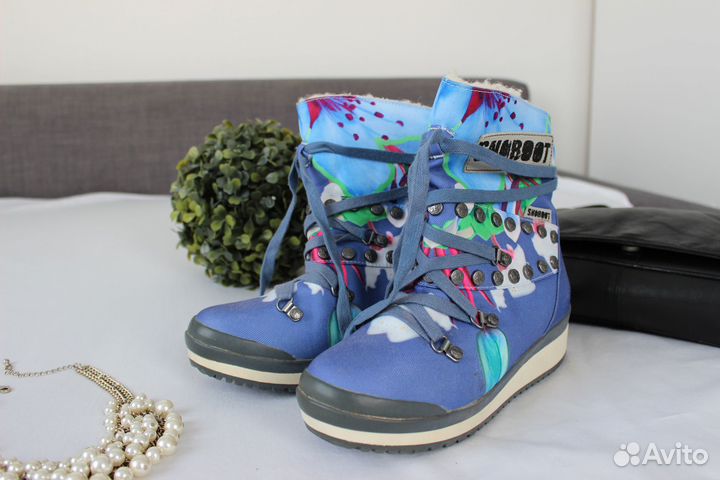 Сапоги новые Snoboot натуральная шерсть 36
