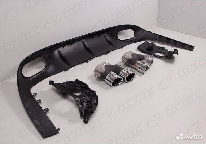 Диффузор 53 AMG Mercedes E Coupe 238