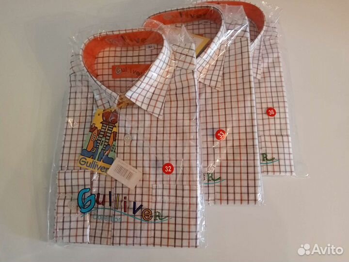 Рубашка подростковая р 32,33