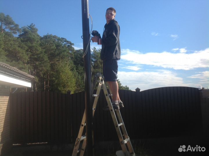 Установка спутникового и эфирного тв