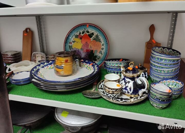 Узбекская посуда в ассортименте. Магазин