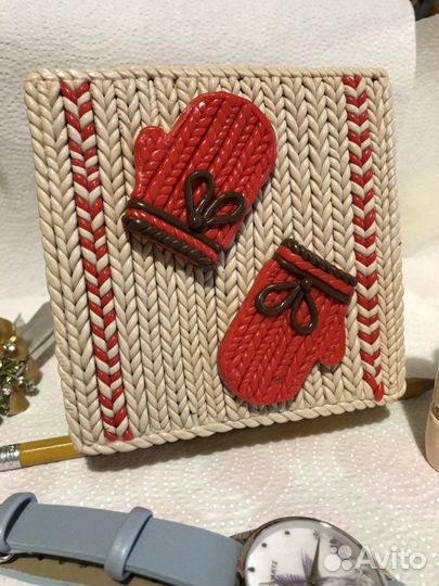 Шкатулка ручной работы «Варежки»
