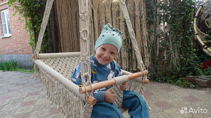 Детские качели (мастер-класс по плетению)