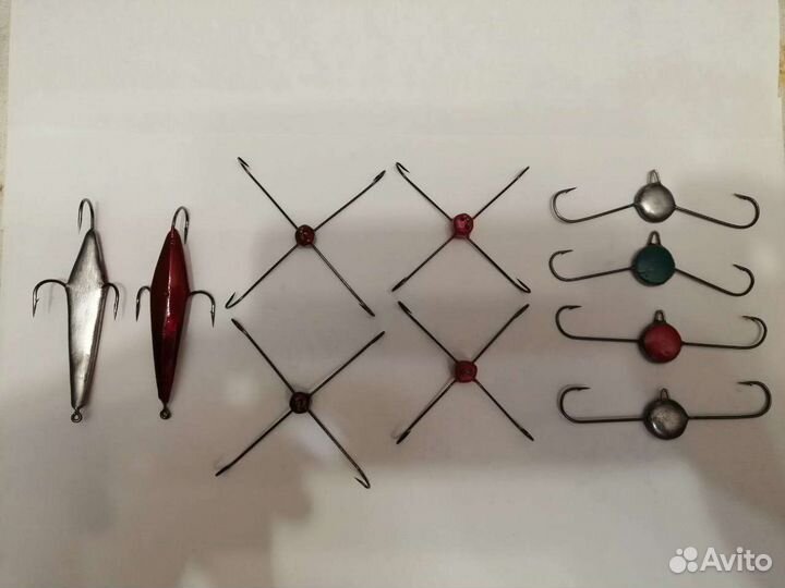 Зимние блесны ручной работы крабы ищухи коромысла