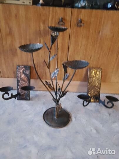 Подсвечник металлический