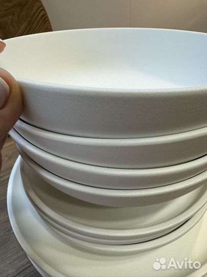 Тарелка Domenik Rock белая