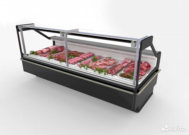 Витрина универсальная Rimo Cube Black -6.+6 C