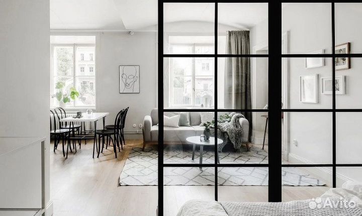 Лофт перегородка для зонирования